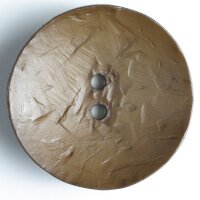 3 Stück, 60mm Knopf, braun, Dill , Made in Germany