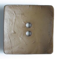 3 Stück, 60mm Knopf, braun, Dill , Made in Germany