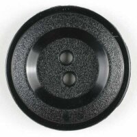 6 Stück, 15mm Knopf, schwarz, Dill , Made in Germany