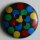 3 Stück, 18mm Kinderknopf, schwarz, Dill , Made in Germany