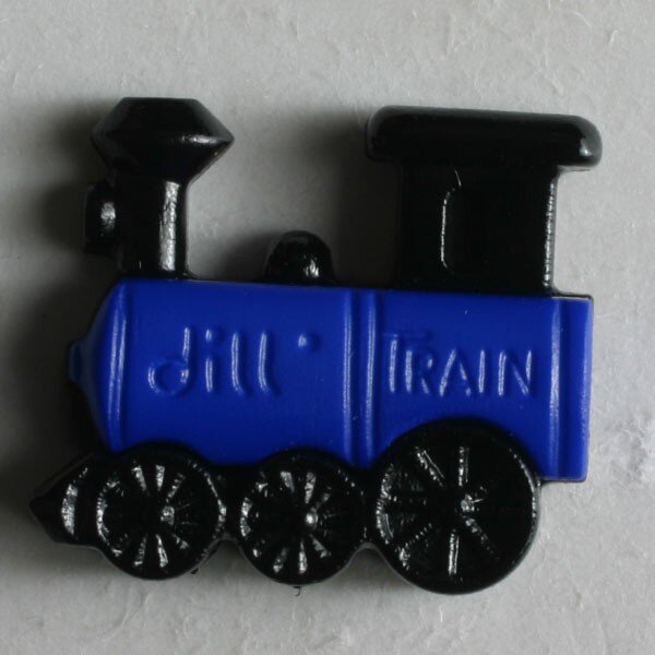 3 Stück, 20mm Kinderknopf, schwarz, Dill , Made in Germany