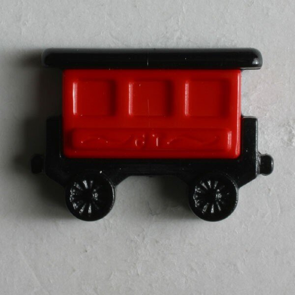 3 Stück, 20mm Kinderknopf, schwarz, Dill , Made in Germany