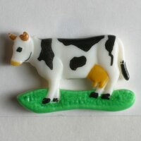 3 Stück, 27mm Kinderknopf, weiss, Dill , Made in...