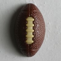 3 Stück, 20mm Kinderknopf, braun, Dill , Made in...