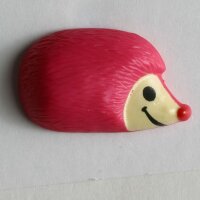3 Stück, 18mm Kinderknopf, pink, Dill , Made in Germany