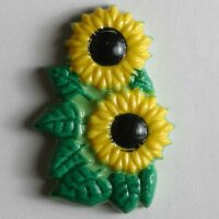 3 Stück, 30mm Kinderknopf, grün, Dill , Made in...