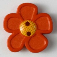 1 Stück, 28mm Kinderknopf, rot, Dill , Made in Germany