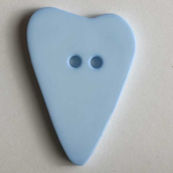 6 Stück, 15mm Kinderknopf, blau, Dill , Made in Germany