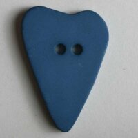 6 Stück, 15mm Kinderknopf, blau, Dill , Made in Germany