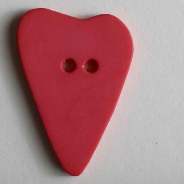 6 Stück, 15mm Kinderknopf, pink, Dill , Made in Germany