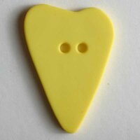 6 Stück, 15mm Kinderknopf, gelb, Dill , Made in Germany