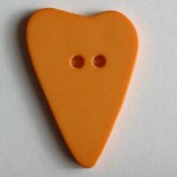 6 Stück, 15mm Kinderknopf, orange, Dill , Made in...