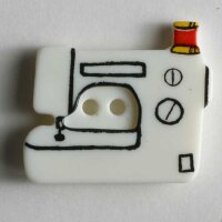 3 Stück, 25mm Kinderknopf, weiss, Dill , Made in...