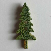 3 Stück, 25mm Kinderknopf, grün, Dill , Made in...