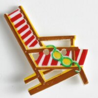 3 Stück, 28mm Kinderknopf, braun, Dill , Made in...
