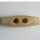 3 Stück, 32mm Holzknopf, braun, Dill , Made in Germany