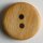 3 Stück, 23mm Holzknopf, braun, Dill , Made in Germany