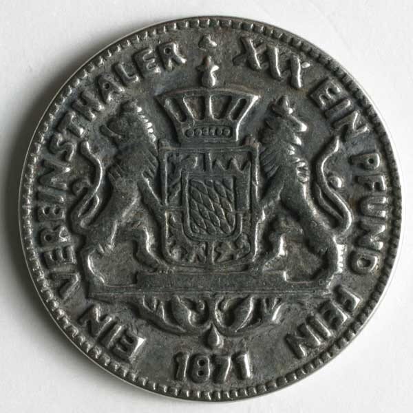 3 Stück, 15mm Vollmetallknopf, altsilber, Dill , Made in Germany