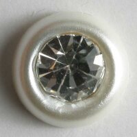 3 Stück, 11mm Kunststoffknopf mit Strass, Dill ,...
