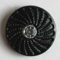 3 Stück, 11mm Kunststoffknopf mit Strass, Dill ,...