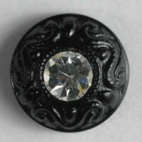 3 Stück, 11mm Kunststoffknopf mit Strass, Dill ,...
