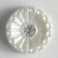 3 Stück, 11mm Kunststoffknopf mit Strass, Dill ,...