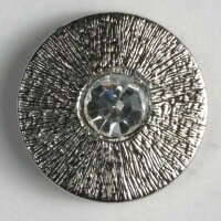 3 Stück, 18mm Kunststoffknopf mit Strass, Dill ,...