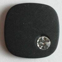 3 Stück, 14mm Kunststoffknopf mit Strass, Dill ,...