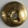 3 Stück, 25mm Kunststoffknopf mit Strass, altgold, Dill , Made in Germany