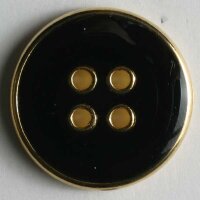 3 Stück, 20mm Vollmetallknopf emailliert, Dill ,...