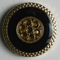 3 Stück, 25mm Kunststoffknopf emailliert, Dill ,...