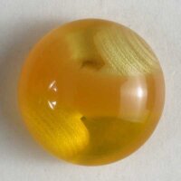 3 Stück, 15mm Knopf, gelb, Dill , Made in Germany