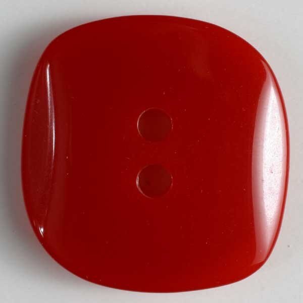 3 Stück, 34mm Knopf, rot, Dill , Made in Germany