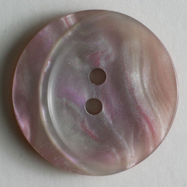 3 Stück, 18mm Knopf, pink, Dill , Made in Germany