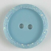 3 Stück, 15mm Knopf, blau, Dill , Made in Germany