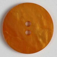 3 Stück, 15mm Knopf, orange, Dill , Made in Germany