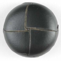 1 Stück, 18mm Echter Lederknopf, schwarz, Dill ,...