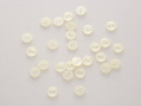 6 Stück 110000 Knopf, weiss, Größe 11mm,...