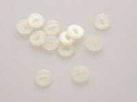 6 Stück 160132 Knopf, weiss, Größe 18mm,...