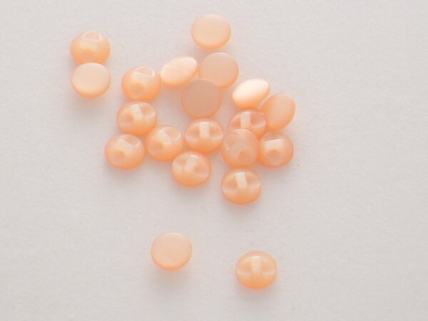 6 Stück 170487 Knopf, rosa, Größe 11mm, Dill, Made in Germany