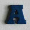 6 Stück 181134 Buchstaben- u. Zahlenknopf, blau,...