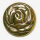 3 Stück 280655 Vollmetallknopf, altgold, Größe 15mm, Dill, Made in Germany
