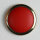 3 Stück 290675 Schmuckknopf, rot, Größe 18mm, Dill, Made in Germany