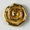 3 Stück 300336 Vollmetallknopf, gold,...