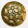 3 Stück 340317 Vollmetallknopf, altgold,...