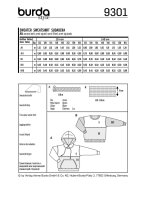 9301 Zweifarbige Hoodies F, S 2020, Burda