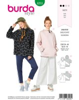 6253 Sweatshirts, Schnittmuster von Burda