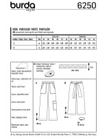 6250 Hosen, Schnittmuster von Burda