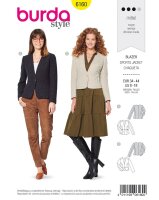 6160 Blazer, Schnittmuster von Burda