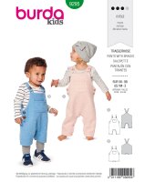9295 Latzhosen, Schnittmuster von Burda
